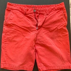 Old Navy Mens watermelon color 100% cotton shorts size 34